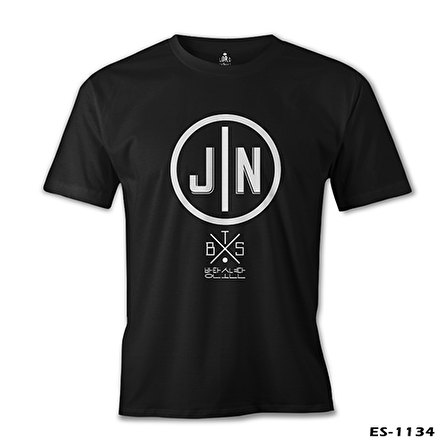 BTS -  Jin Siyah Erkek Tshirt