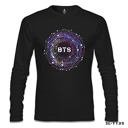 BTS -  4th Siyah Erkek Sweatshirt