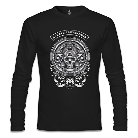 Asking Alexandria - AA Siyah Erkek Sweatshirt