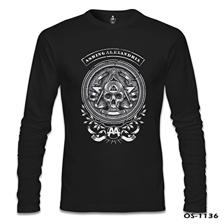 Asking Alexandria - AA Siyah Erkek Sweatshirt
