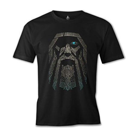 Vikings - Odin Siyah Erkek Tshirt
