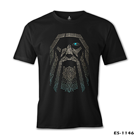 Vikings - Odin Siyah Erkek Tshirt