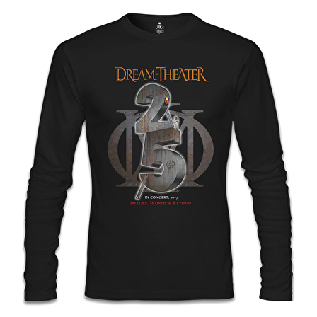 Dream Theater - In Concert 2017 Siyah Erkek Sweatshirt