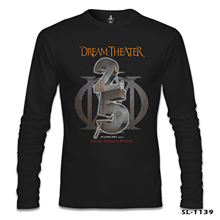 Dream Theater - In Concert 2017 Siyah Erkek Sweatshirt