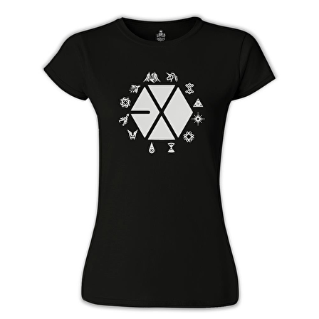 EXO - Exo Land Siyah Bayan Tshirt