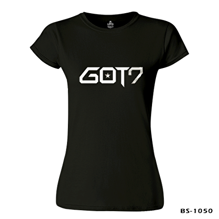 G.O.T7 - Logo Siyah Bayan Tshirt