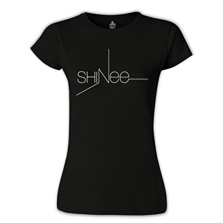 Shinee - Logo Siyah Bayan Tshirt