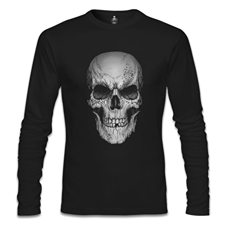 Kurukafa - Smile Siyah Erkek Sweatshirt