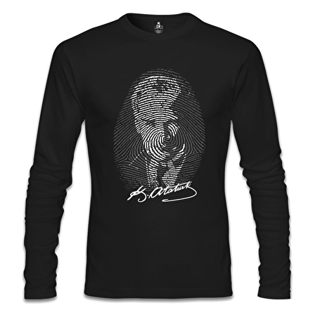 DNA'mızda Var - Atatürk Siyah Erkek Sweatshirt
