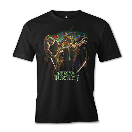 Ninja Turtles Siyah Erkek Tshirt