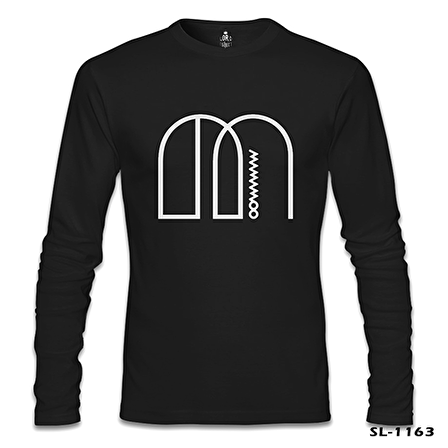 Mamamoo - Logo M Siyah Erkek Sweatshirt