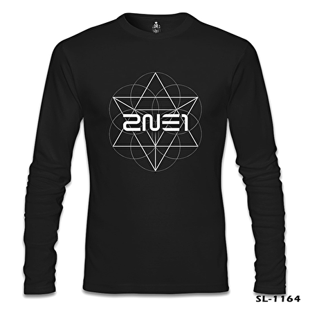 2NE1 - Crush Siyah Erkek Sweatshirt