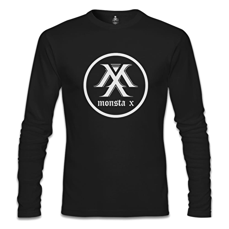 Monsta X - Logo Siyah Erkek Sweatshirt