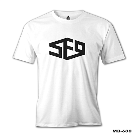SF9 - Logo Beyaz Erkek Tshirt
