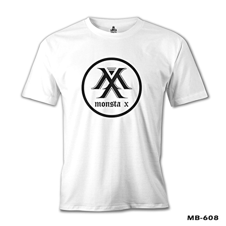 Monsta X - Logo Beyaz Erkek Tshirt