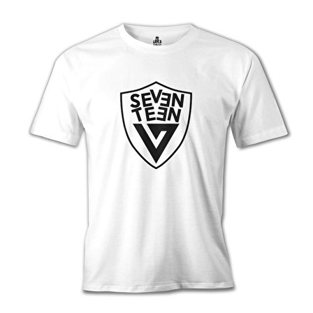 Seventeen - Logo Arma Beyaz Erkek Tshirt