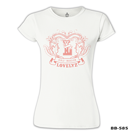 Lovelyz - Invasion Beyaz Bayan Tshirt
