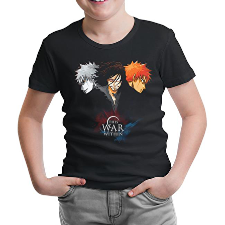 Bleach - This War Within Siyah Çocuk Tshirt