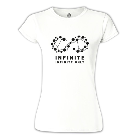Infinite - Only Beyaz Bayan Tshirt