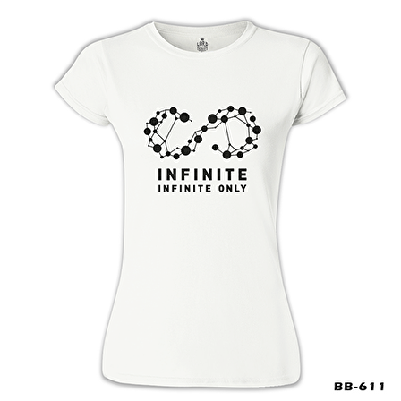 Infinite - Only Beyaz Bayan Tshirt