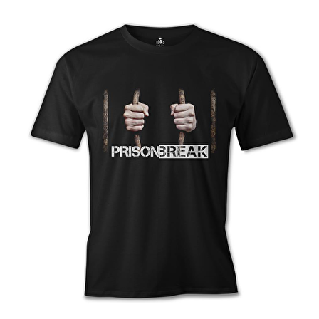 Prison Break - Behind the Bars Siyah Erkek Tshirt