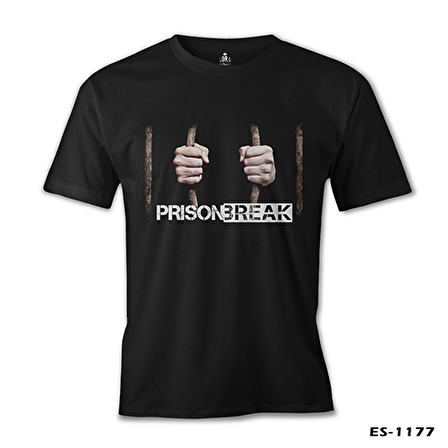Prison Break - Behind the Bars Siyah Erkek Tshirt