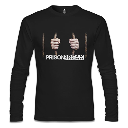 Prison Break - Behind the Bars Siyah Erkek Sweatshirt