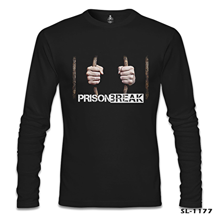 Prison Break - Behind the Bars Siyah Erkek Sweatshirt