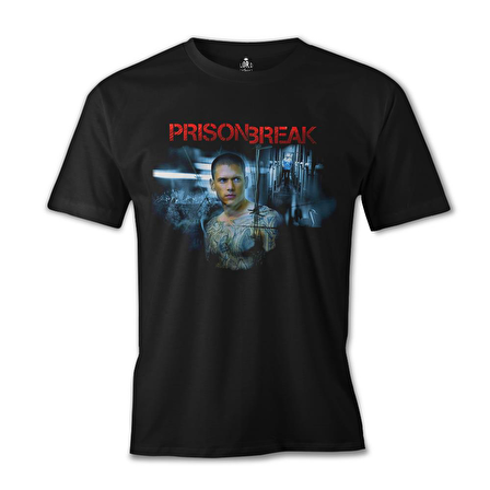 Prison Break - Night Break Siyah Erkek Tshirt