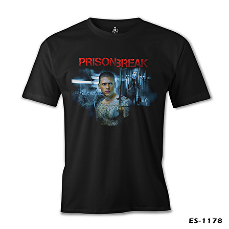 Prison Break - Night Break Siyah Erkek Tshirt