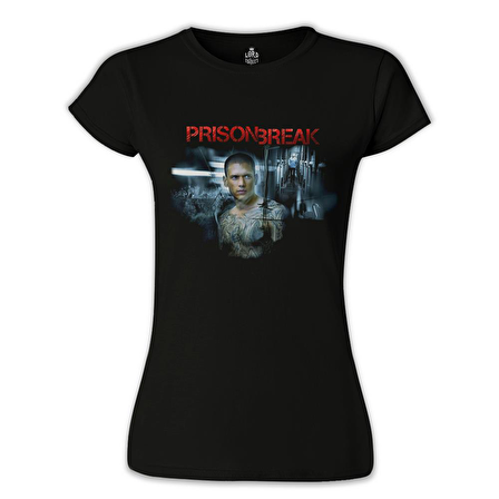 Prison Break - Night Break Siyah Bayan Tshirt