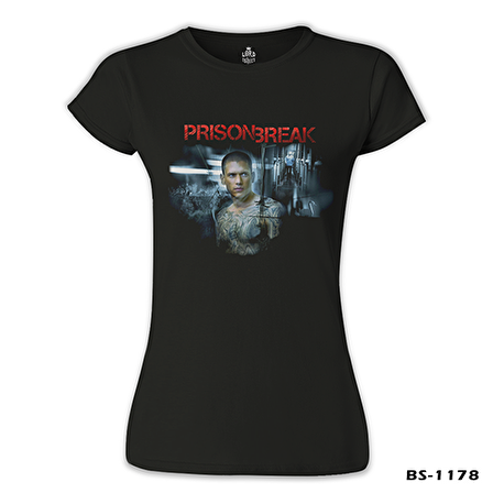 Prison Break - Night Break Siyah Bayan Tshirt