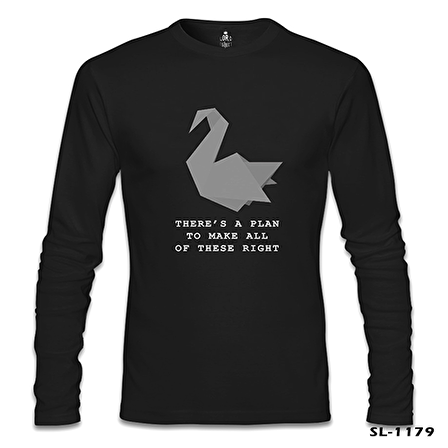 Prison Break - A Plan Siyah Erkek Sweatshirt
