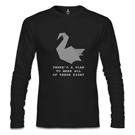 Prison Break - A Plan Siyah Erkek Sweatshirt