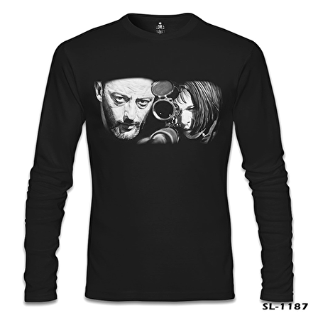 Leon - Professional Siyah Erkek Sweatshirt