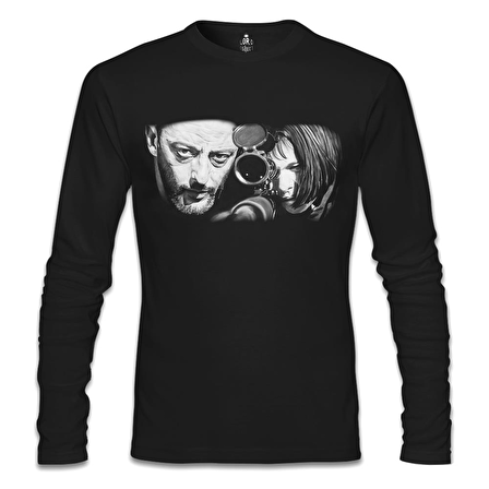 Leon - Professional Siyah Erkek Sweatshirt