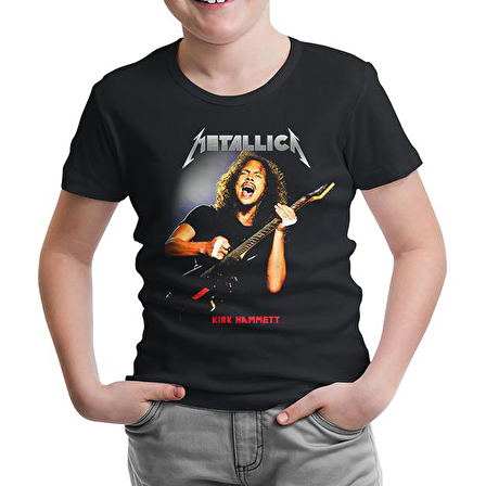 Metallica - Kirk Hammett Siyah Çocuk Tshirt