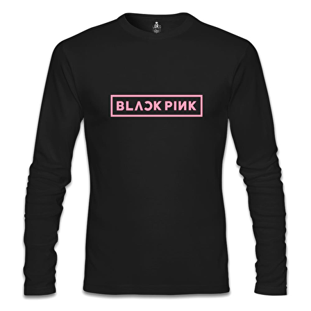Black Pink - Logo Siyah Erkek Sweatshirt