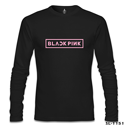 Black Pink - Logo Siyah Erkek Sweatshirt