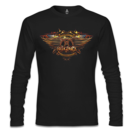 Aerosmith Siyah Erkek Sweatshirt