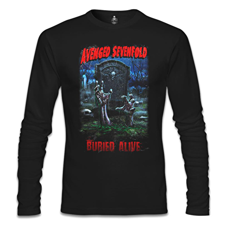 Avenged Sevenfold - Buried Alive Siyah Erkek Sweatshirt