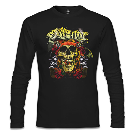 Guns N' Roses Siyah Erkek Sweatshirt