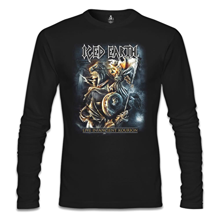 Iced Earth - Live in Ancient Kourion Siyah Erkek Sweatshirt