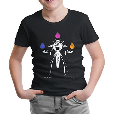 Dota 2 - Invoker Above Siyah Çocuk Tshirt