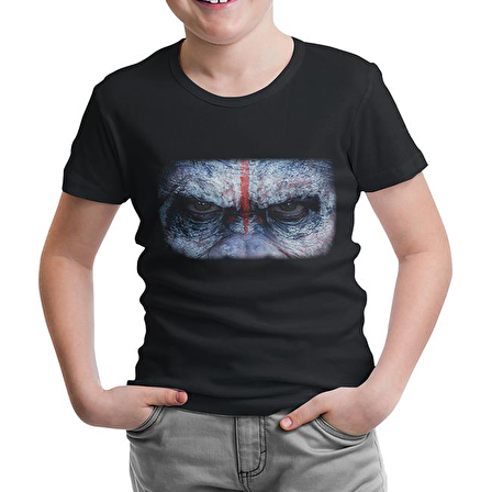 Maymunlar Gezegeni Siyah Çocuk Tshirt