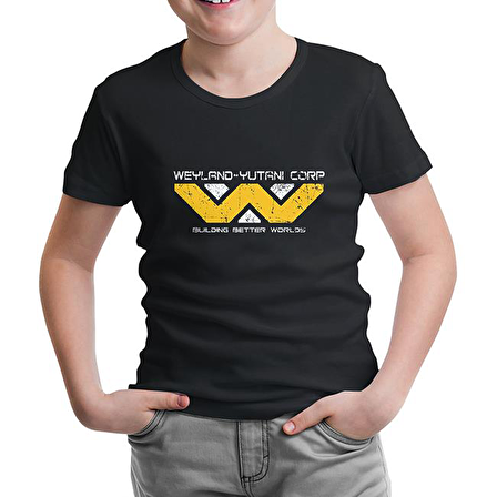 Alien - W Better Siyah Çocuk Tshirt