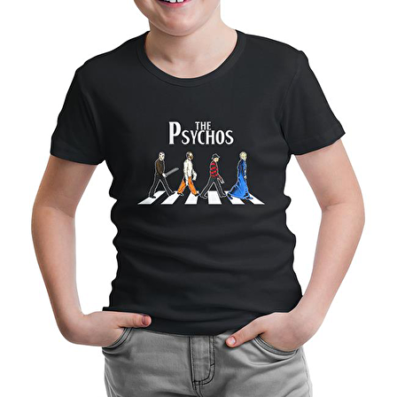 The Psychos Siyah Çocuk Tshirt