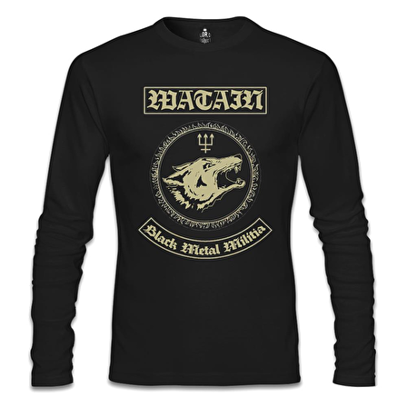 Watain Siyah Erkek Sweatshirt