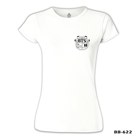 BTS - Jimin 95  (Ön-Arka) Beyaz Kadın Tshirt
