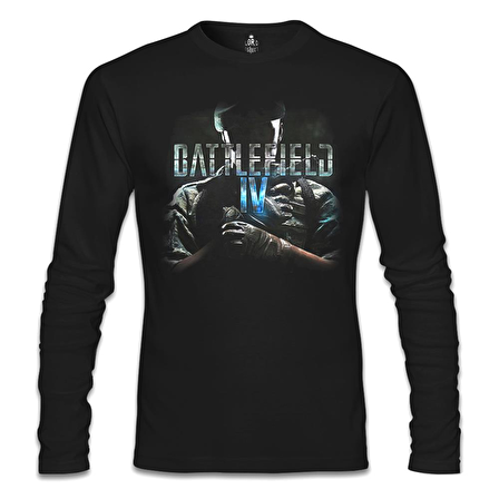 Battlefield 4 Siyah Erkek Sweatshirt